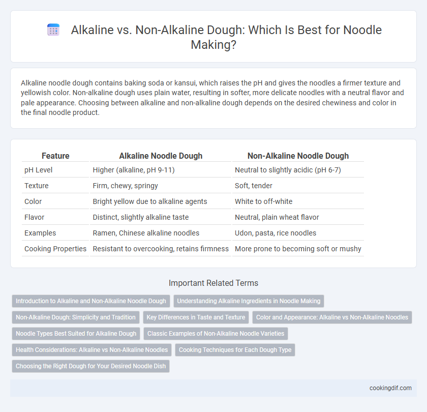 Alkaline vs. Non-Alkaline Dough: Which Is Best for Noodle Making?