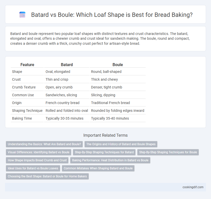 Batard vs Boule: Which Loaf Shape is Best for Bread Baking?