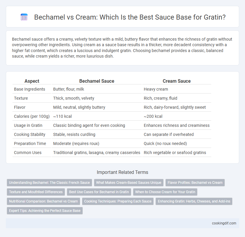 Bechamel vs Cream: Which Is the Best Sauce Base for Gratin?