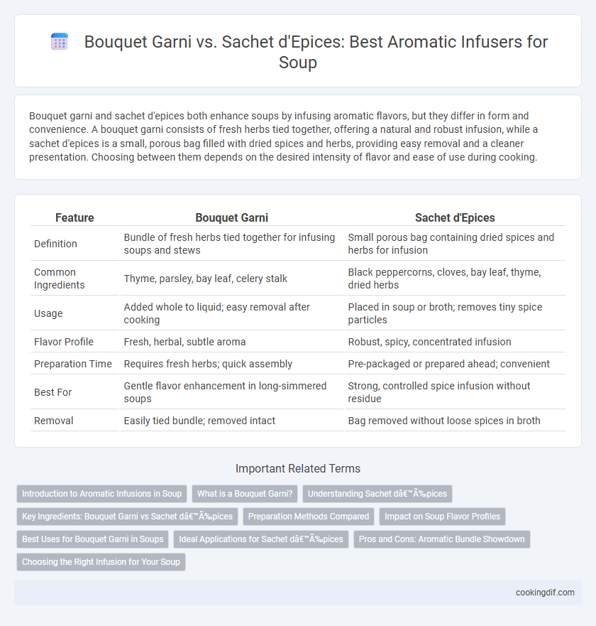 Bouquet Garni vs. Sachet d'Epices: Best Aromatic Infusers for Soup