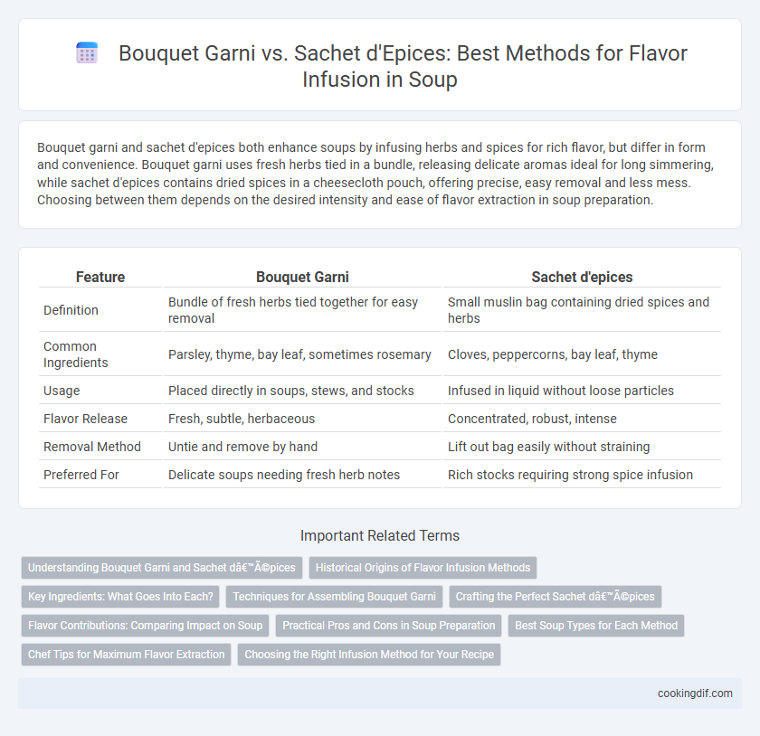 Bouquet Garni vs. Sachet d'Epices: Best Methods for Flavor Infusion in Soup