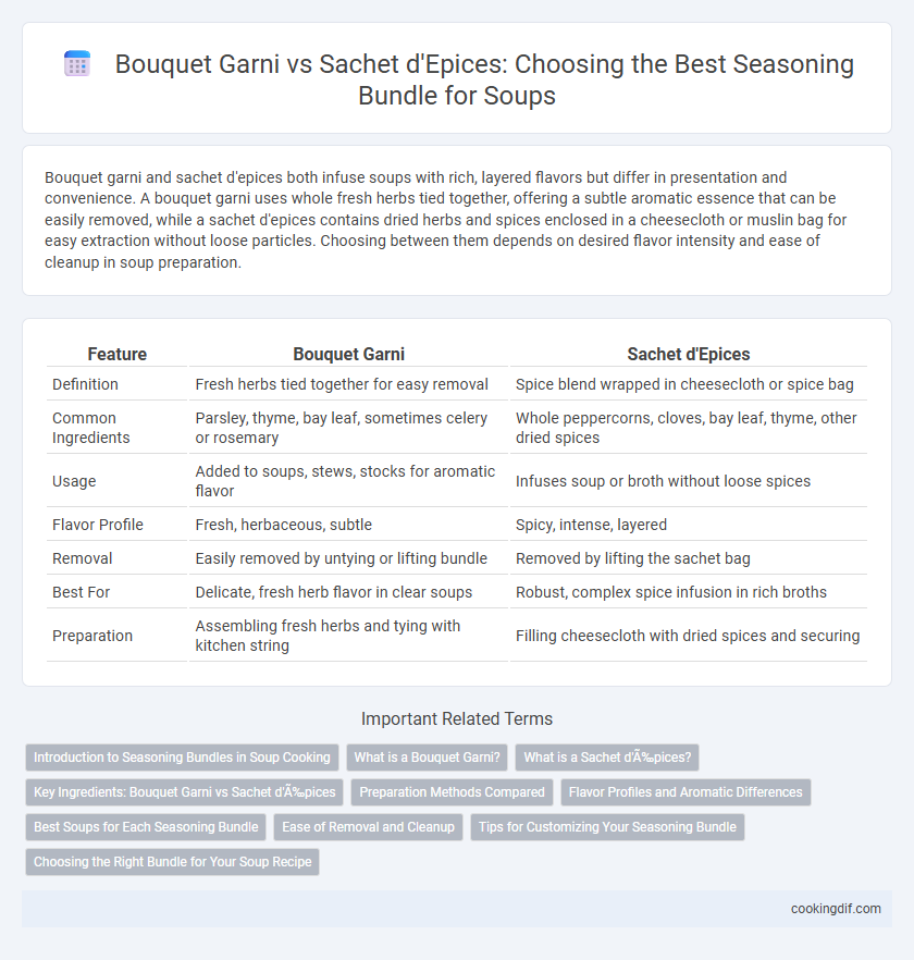 Bouquet Garni vs Sachet d'Epices: Choosing the Best Seasoning Bundle for Soups
