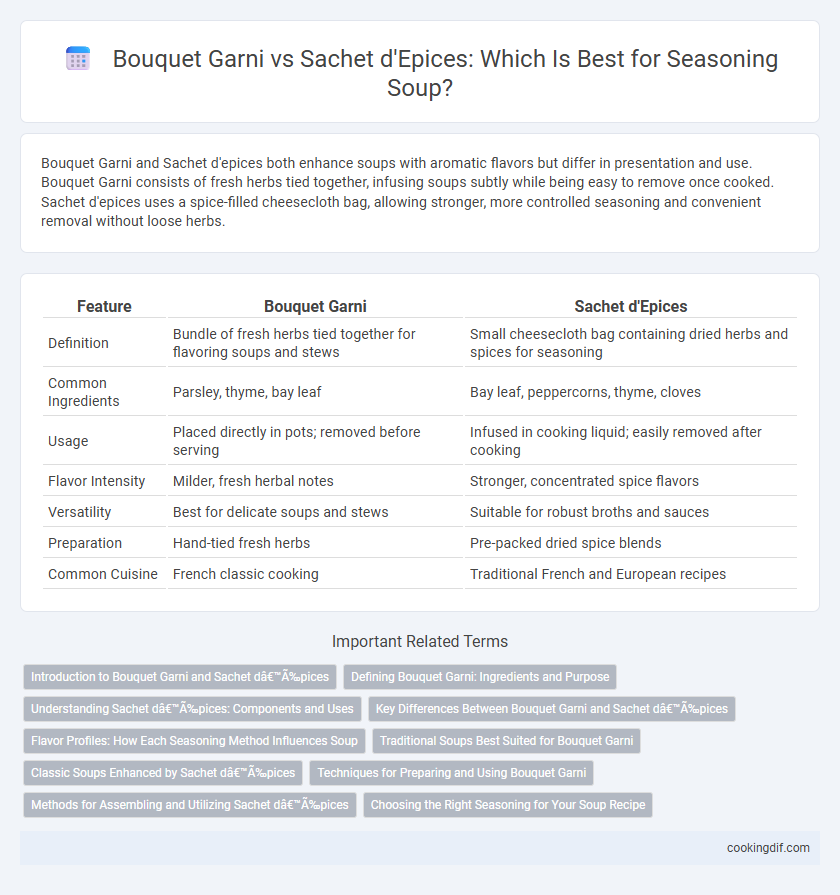Bouquet Garni vs Sachet d'Epices: Which Is Best for Seasoning Soup?