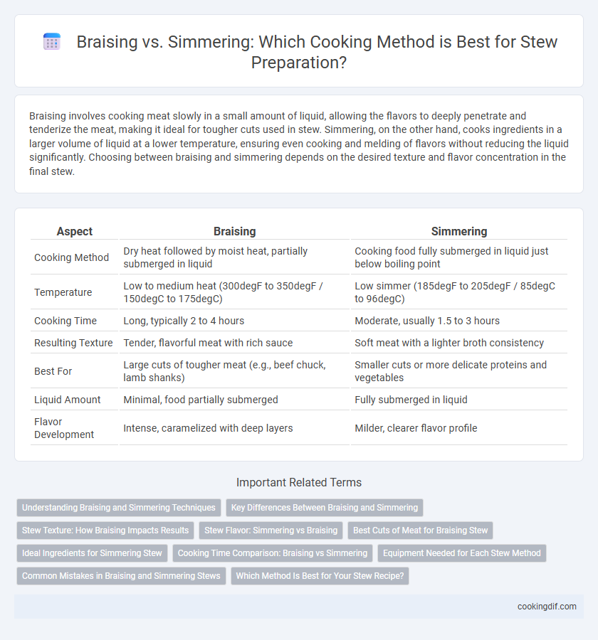 Braising vs. Simmering: Which Cooking Method is Best for Stew Preparation?