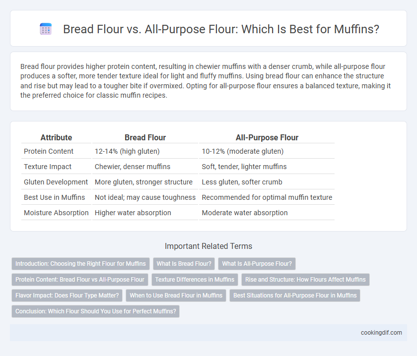 Bread Flour vs. All-Purpose Flour: Which Is Best for Muffins?