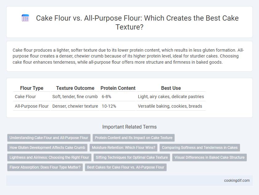 Cake Flour vs. All-Purpose Flour: Which Creates the Best Cake Texture?