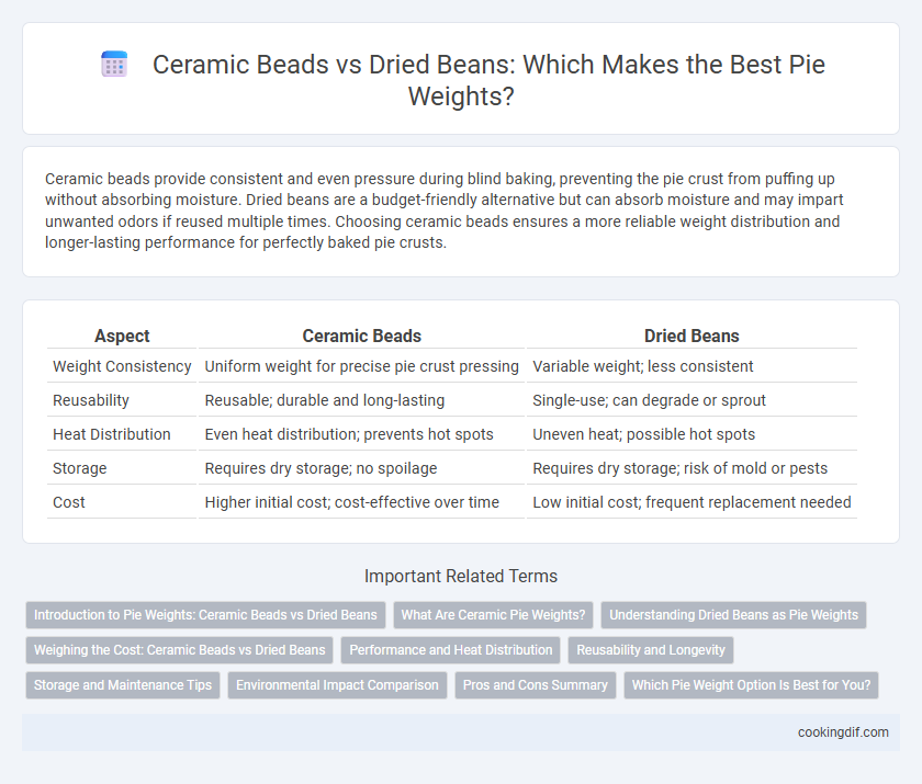 Ceramic Beads vs Dried Beans: Which Makes the Best Pie Weights?