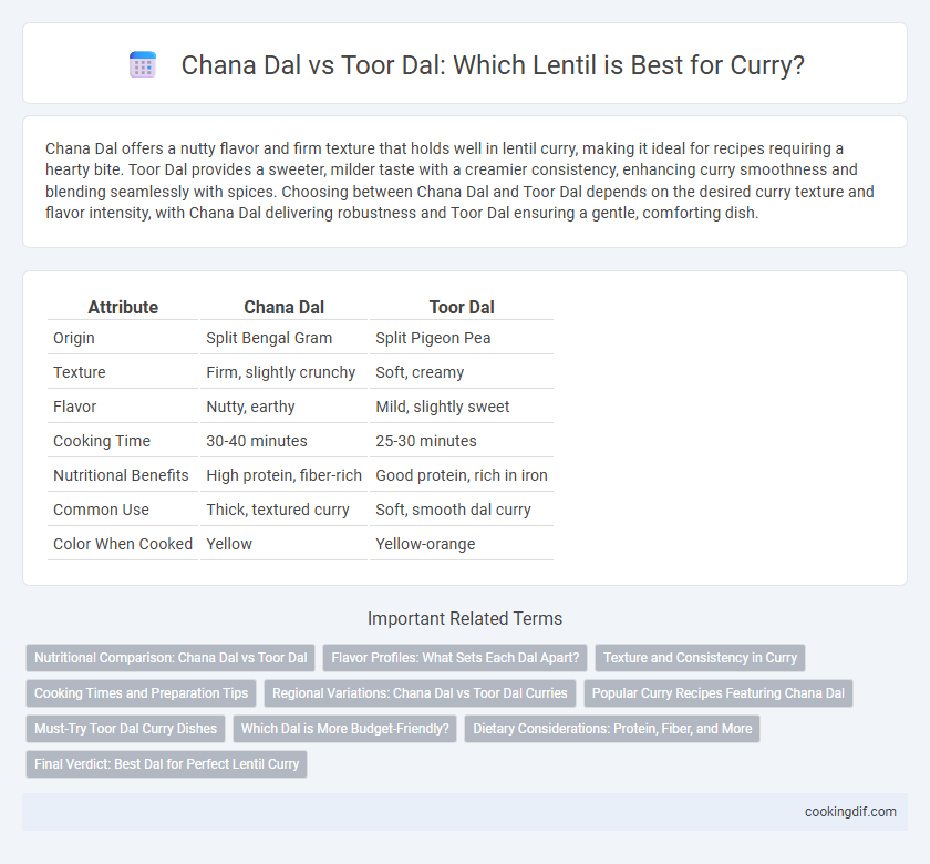 Chana Dal vs Toor Dal: Which Lentil is Best for Curry?