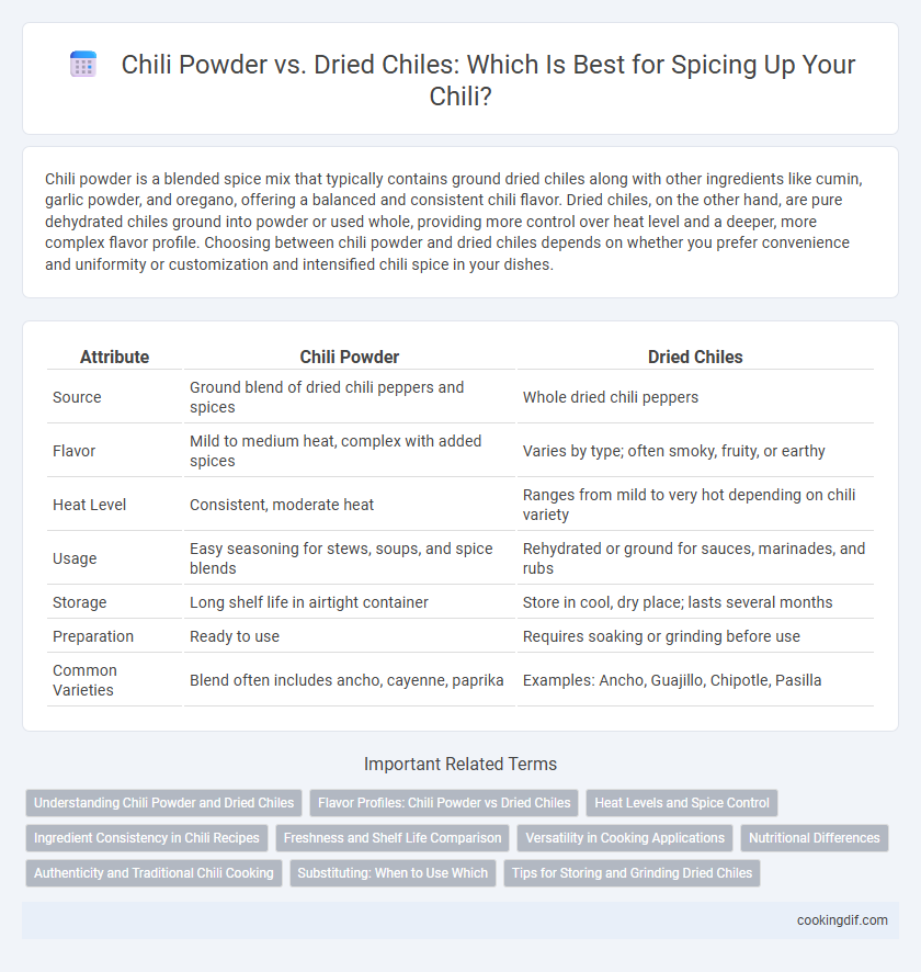 Chili Powder vs. Dried Chiles: Which Is Best for Spicing Up Your Chili?