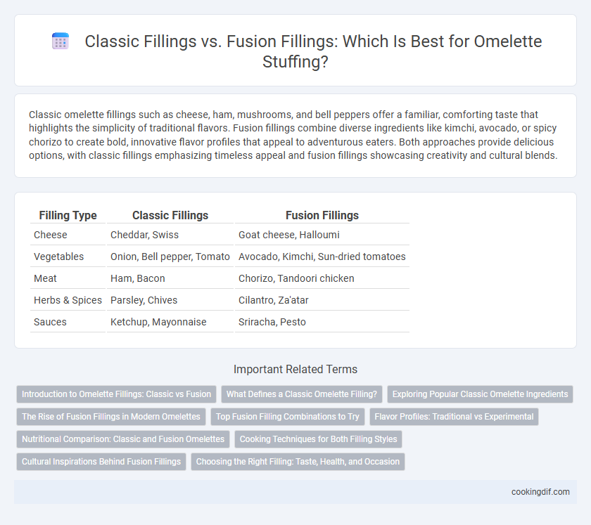 Classic Fillings vs. Fusion Fillings: Which Is Best for Omelette Stuffing?