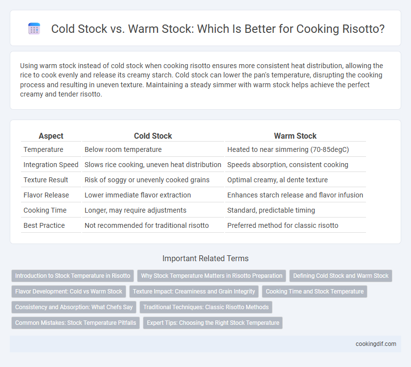 Cold Stock vs. Warm Stock: Which Is Better for Cooking Risotto?