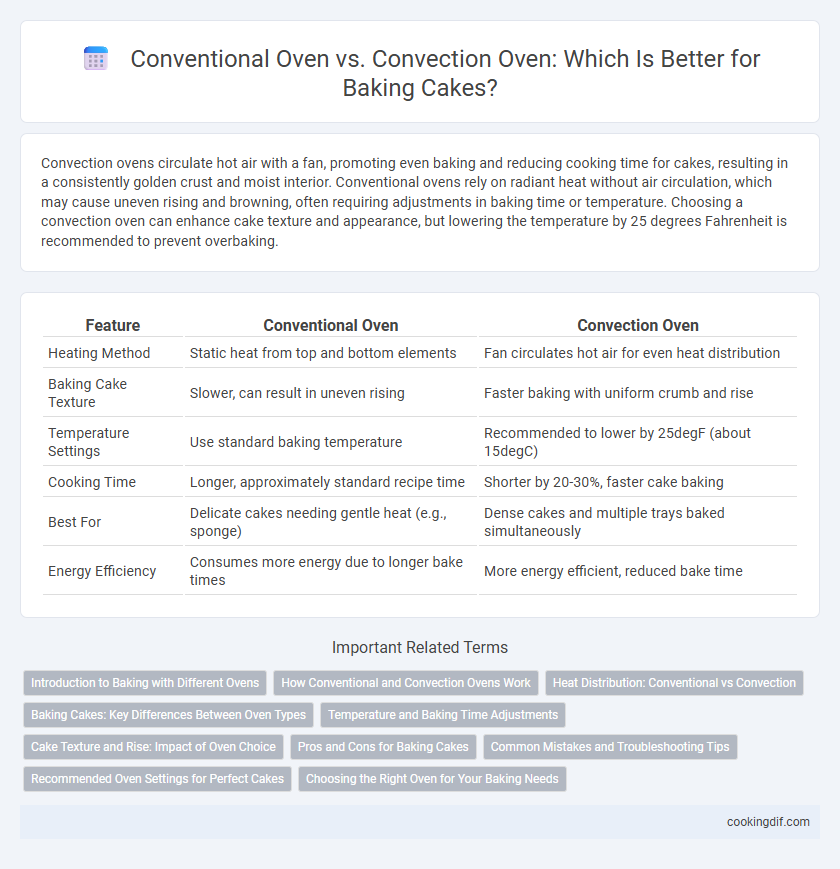Conventional Oven vs. Convection Oven: Which Is Better for Baking Cakes?