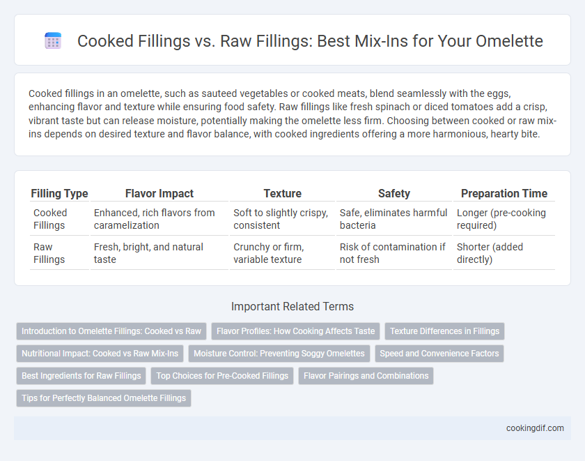 Cooked Fillings vs. Raw Fillings: Best Mix-Ins for Your Omelette
