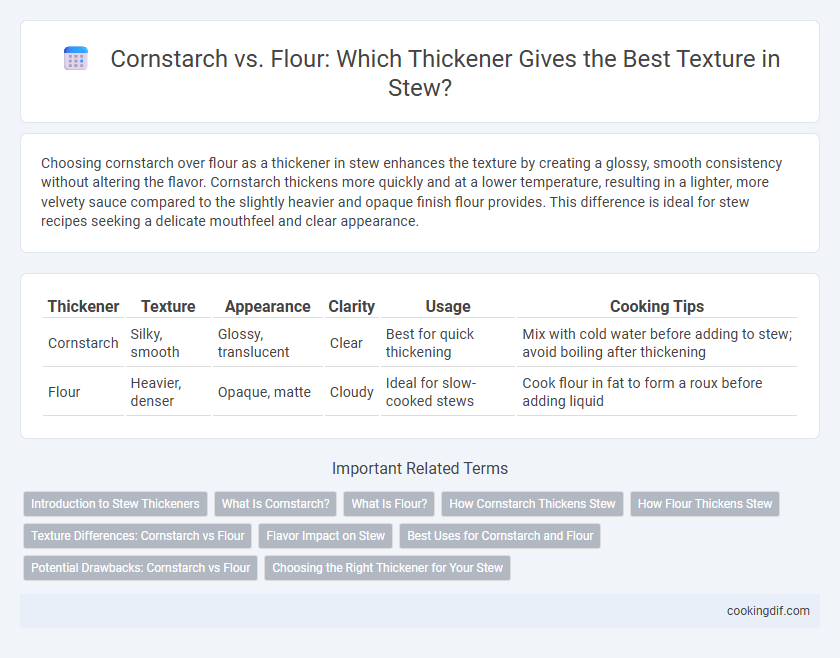 Cornstarch vs. Flour: Which Thickener Gives the Best Texture in Stew?