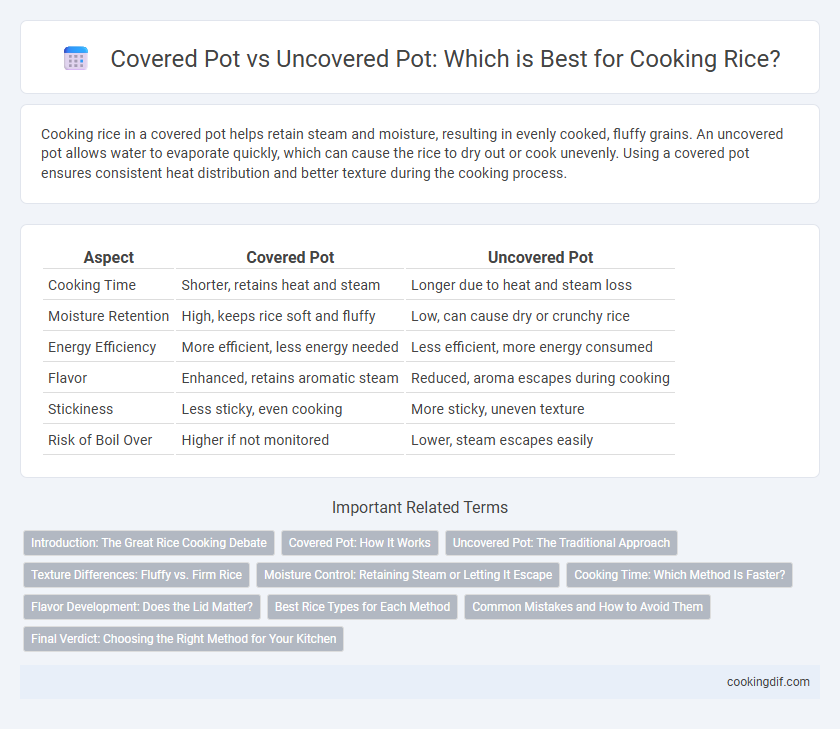 Covered Pot vs Uncovered Pot: Which is Best for Cooking Rice?