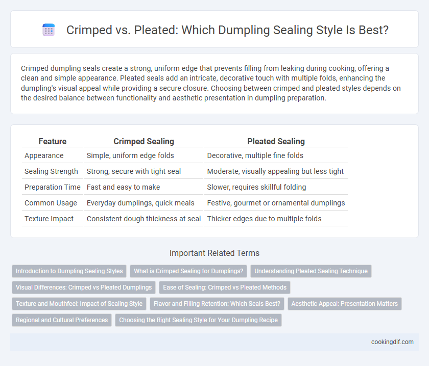 Crimped vs. Pleated: Which Dumpling Sealing Style Is Best?