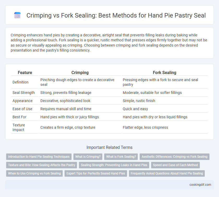 Crimping vs Fork Sealing: Best Methods for Hand Pie Pastry Seal