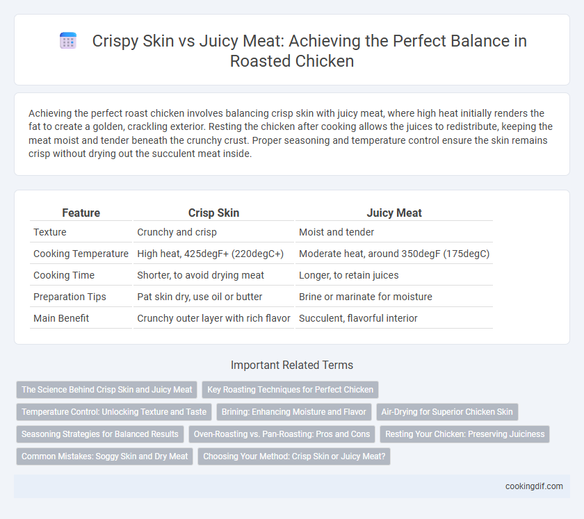Crispy Skin vs Juicy Meat: Achieving the Perfect Balance in Roasted Chicken