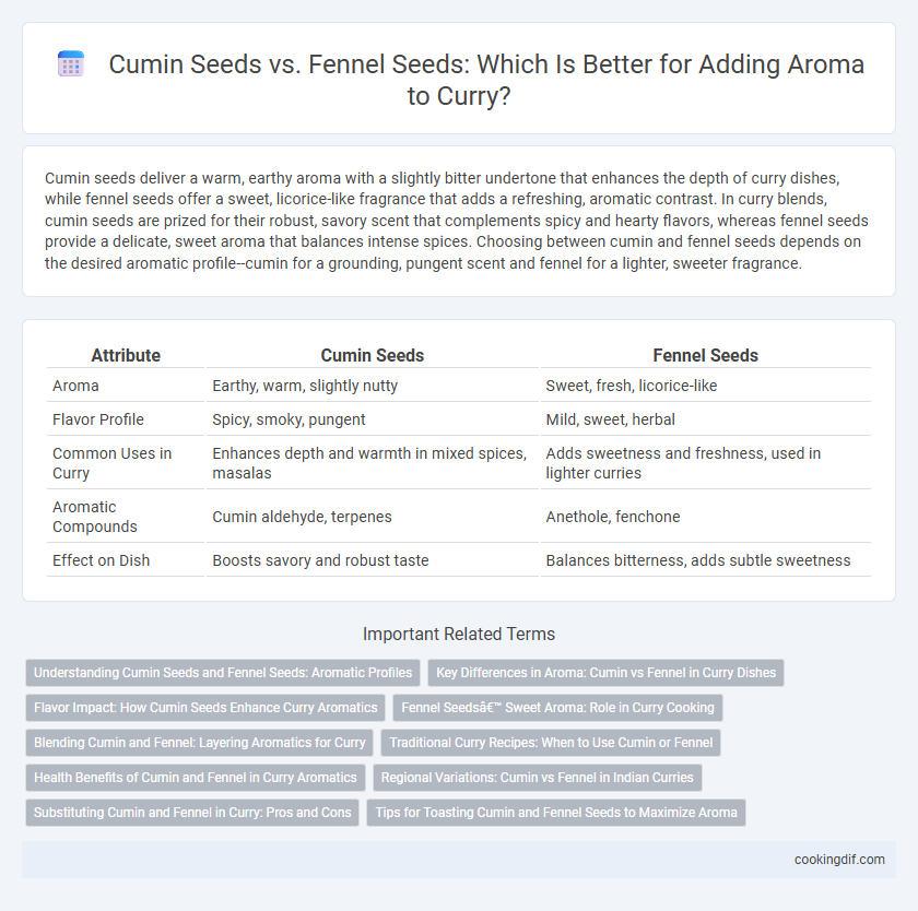 Cumin Seeds vs. Fennel Seeds: Which Is Better for Adding Aroma to Curry?
