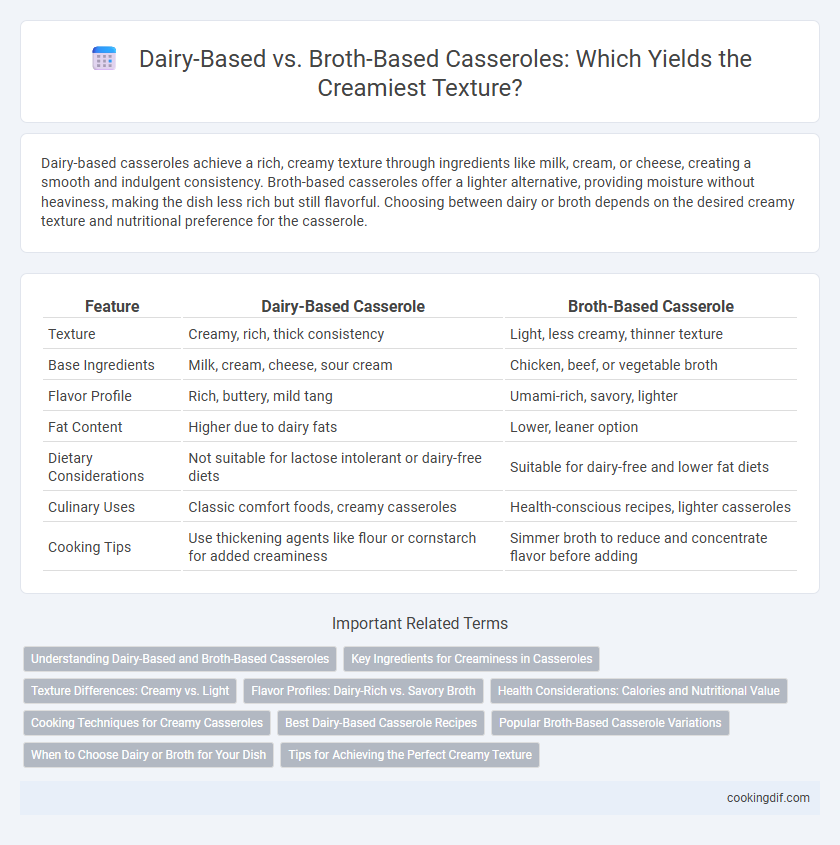 Dairy-Based vs. Broth-Based Casseroles: Which Yields the Creamiest Texture?