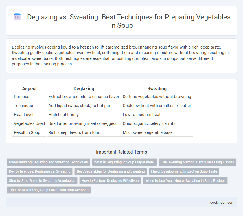 Deglazing vs. Sweating: Best Techniques for Preparing Vegetables in Soup