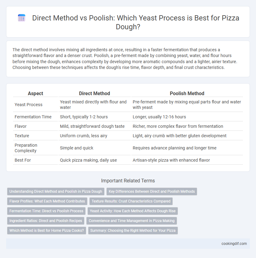 Direct Method vs Poolish: Which Yeast Process is Best for Pizza Dough?