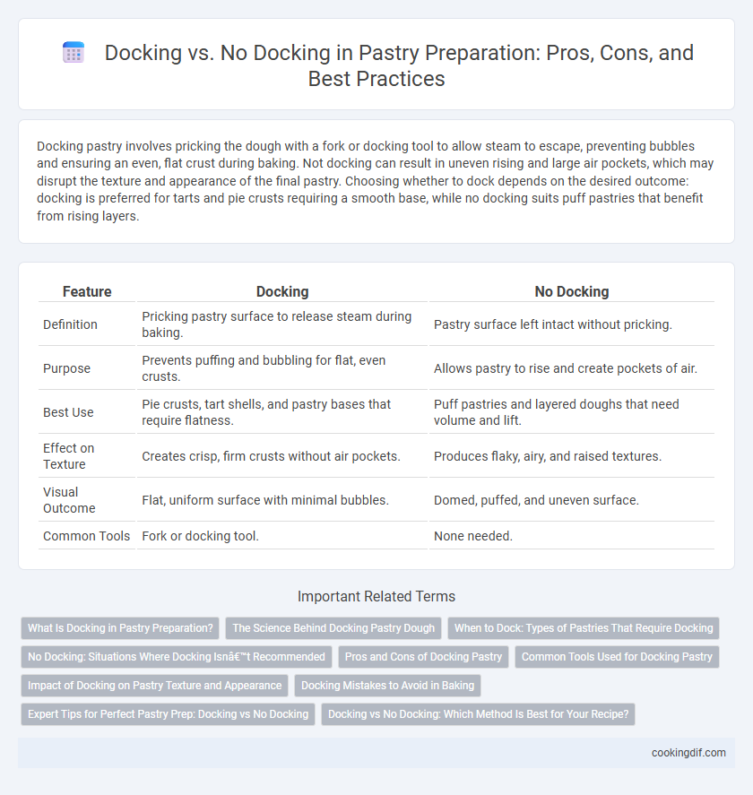 Docking vs. No Docking in Pastry Preparation: Pros, Cons, and Best Practices