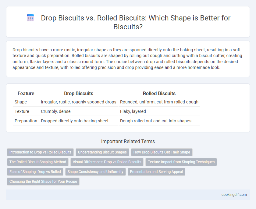 Drop Biscuits vs. Rolled Biscuits: Which Shape is Better for Biscuits?