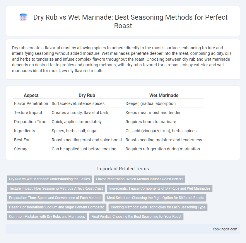 Dry Rub vs Wet Marinade: Best Seasoning Methods for Perfect Roast