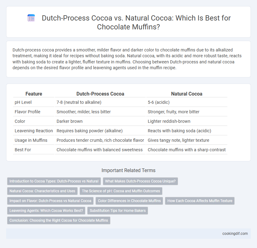 Dutch-Process Cocoa vs. Natural Cocoa: Which Is Best for Chocolate Muffins?