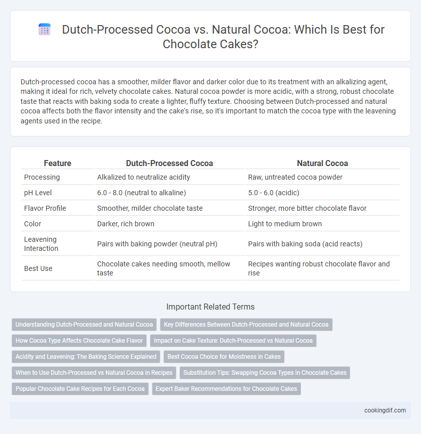 Dutch-Processed Cocoa vs. Natural Cocoa: Which Is Best for Chocolate Cakes?