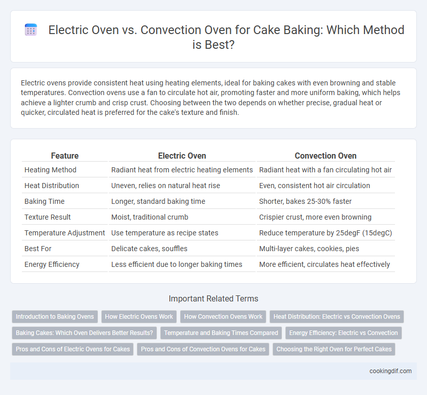 Electric Oven vs. Convection Oven for Cake Baking: Which Method is Best?