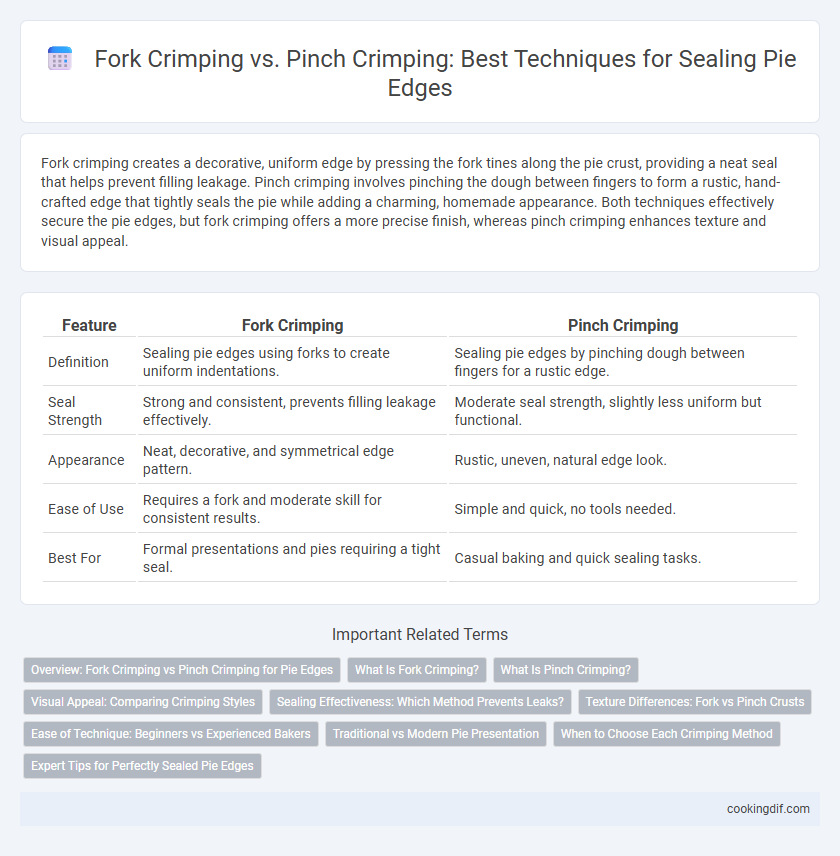Fork Crimping vs. Pinch Crimping: Best Techniques for Sealing Pie Edges