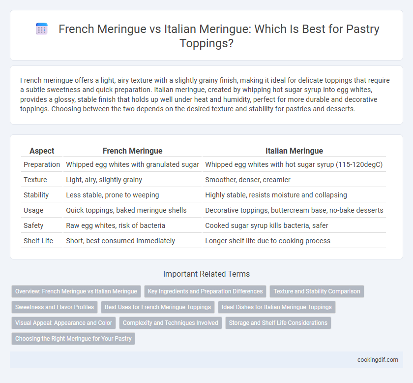 French Meringue vs Italian Meringue: Which Is Best for Pastry Toppings?