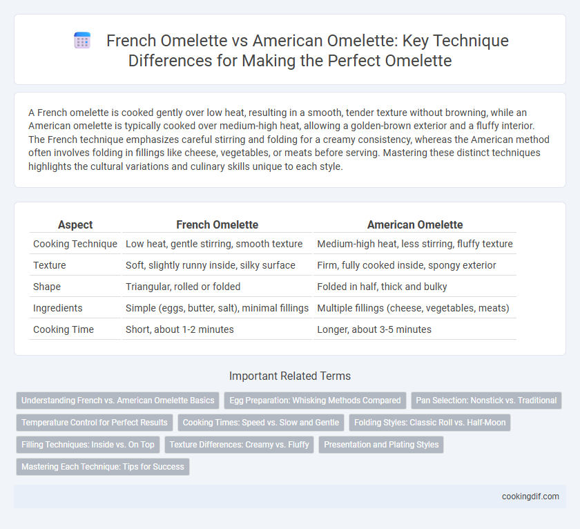 French Omelette vs American Omelette: Key Technique Differences for Making the Perfect Omelette