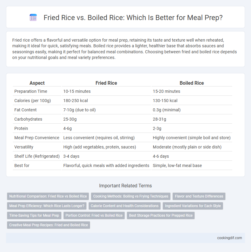 Fried Rice vs. Boiled Rice: Which Is Better for Meal Prep?