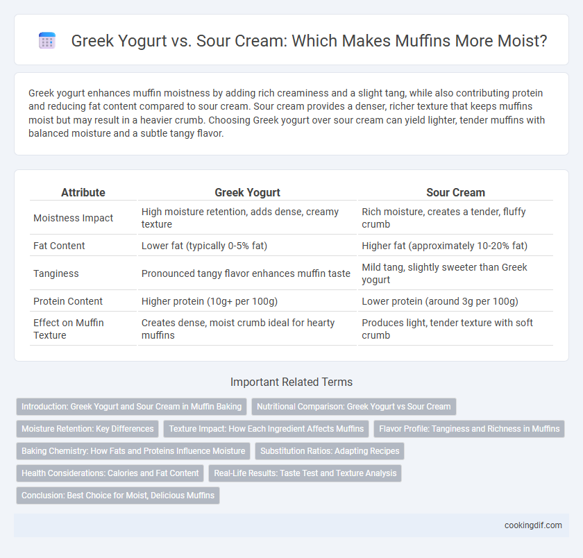 Greek Yogurt vs. Sour Cream: Which Makes Muffins More Moist?