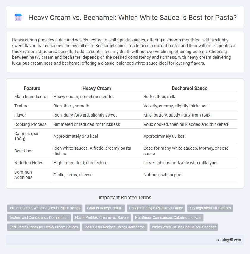 Heavy Cream vs. Bechamel: Which White Sauce Is Best for Pasta?