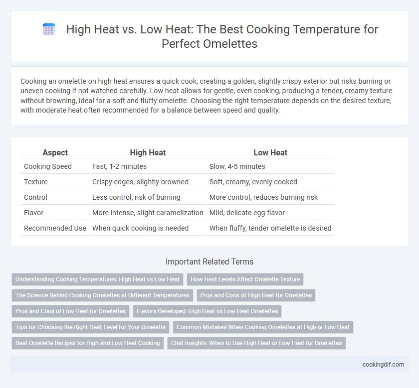 High Heat vs. Low Heat: The Best Cooking Temperature for Perfect Omelettes