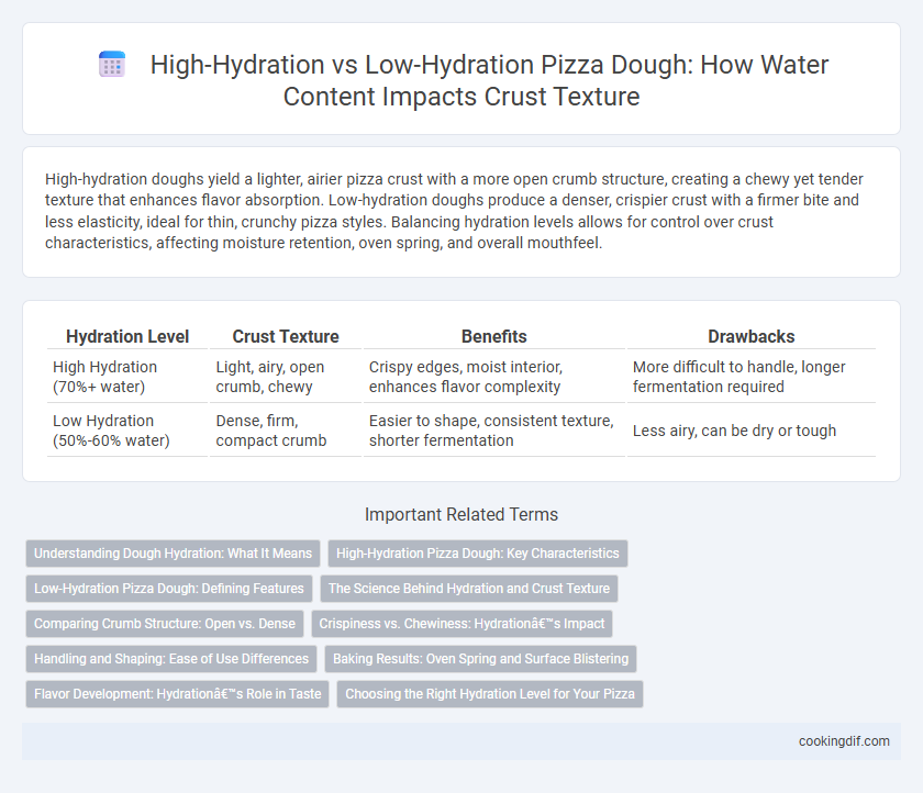 High-Hydration vs Low-Hydration Pizza Dough: How Water Content Impacts Crust Texture