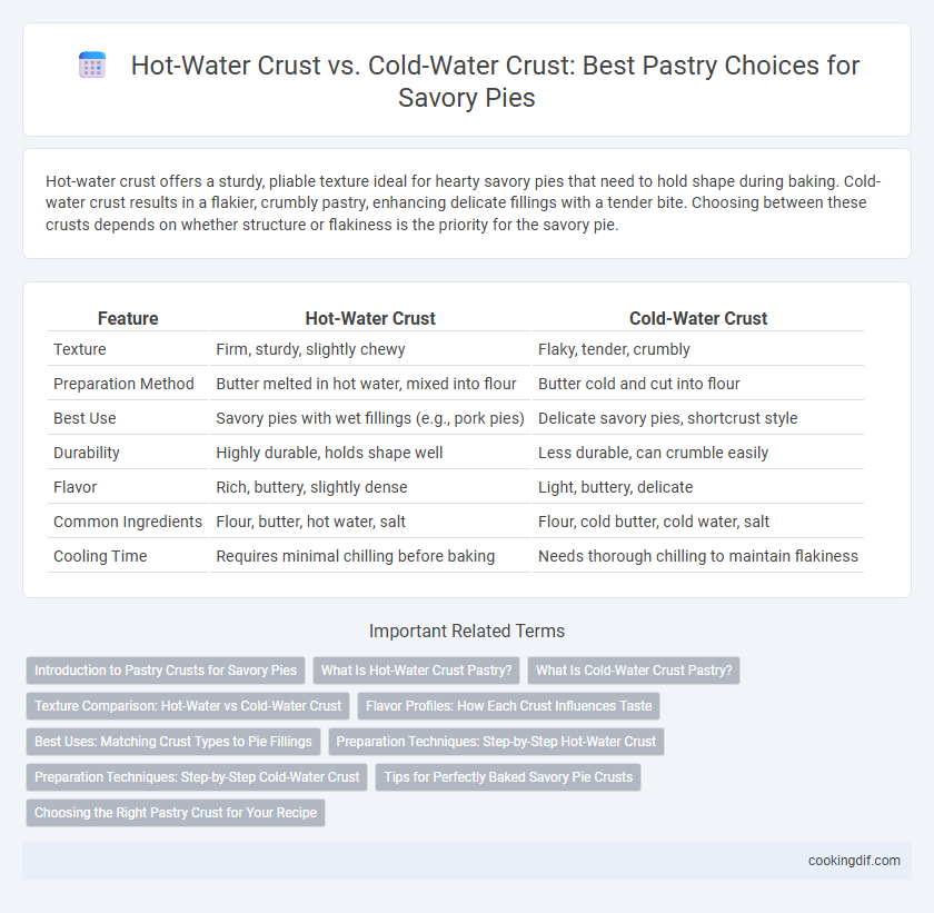 Hot-Water Crust vs. Cold-Water Crust: Best Pastry Choices for Savory Pies