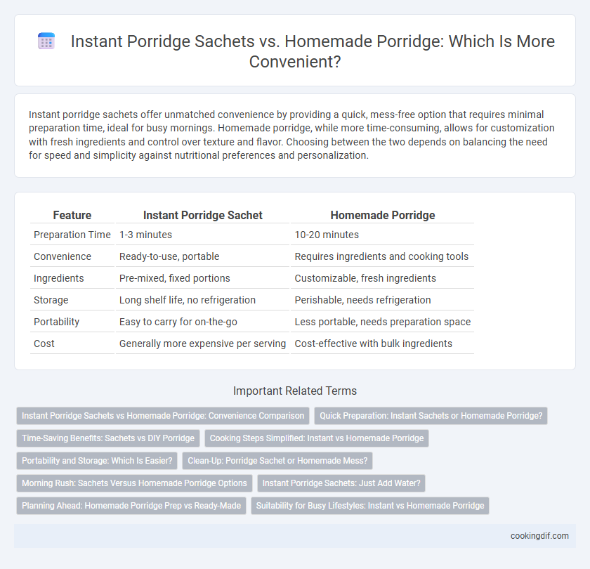 Instant Porridge Sachets vs. Homemade Porridge: Which Is More Convenient?