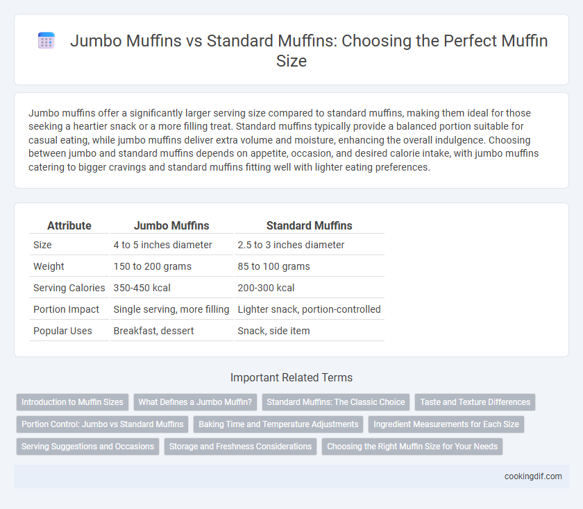 Jumbo Muffins vs Standard Muffins: Choosing the Perfect Muffin Size