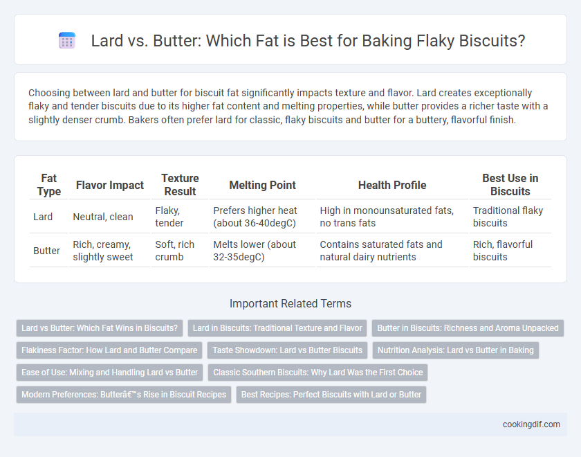 Lard vs. Butter: Which Fat is Best for Baking Flaky Biscuits?