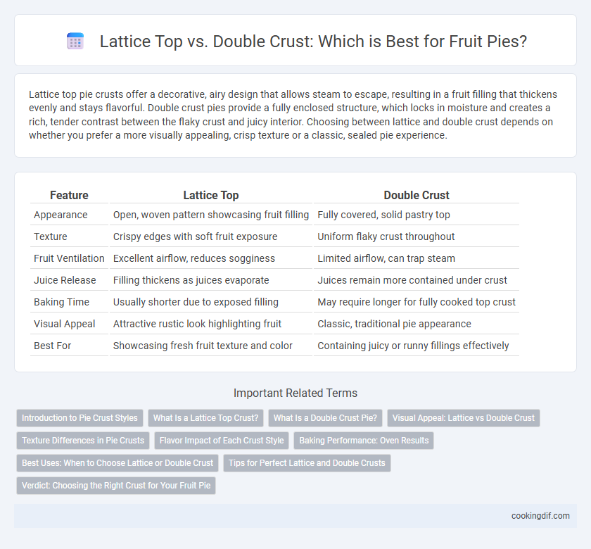 Lattice Top vs. Double Crust: Which is Best for Fruit Pies?