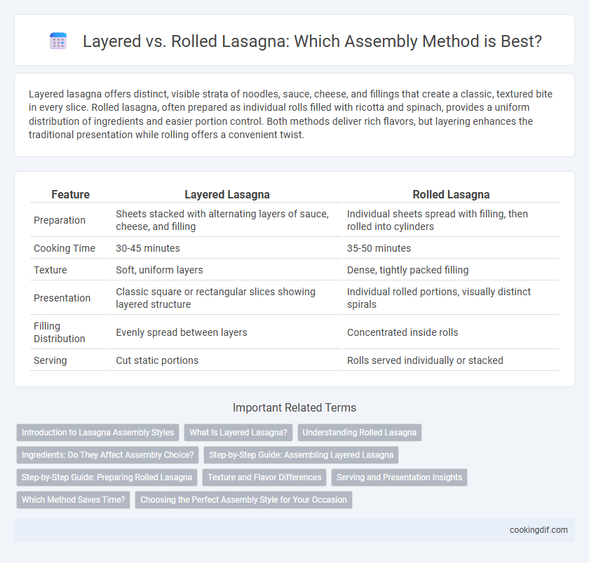 Layered vs. Rolled Lasagna: Which Assembly Method is Best?