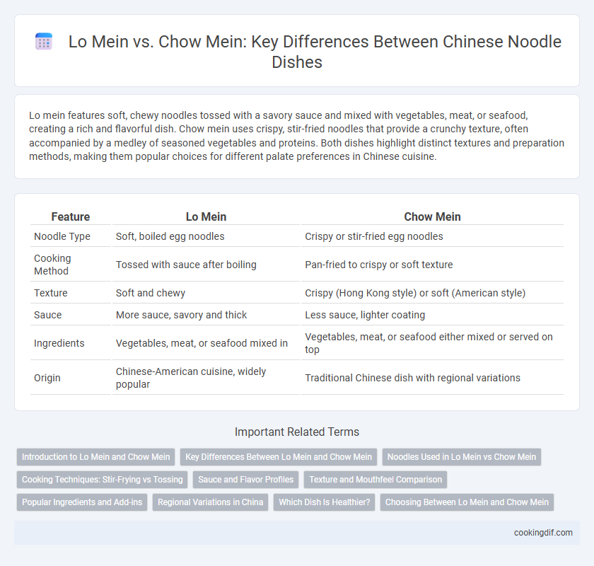 Lo Mein vs. Chow Mein: Key Differences Between Chinese Noodle Dishes