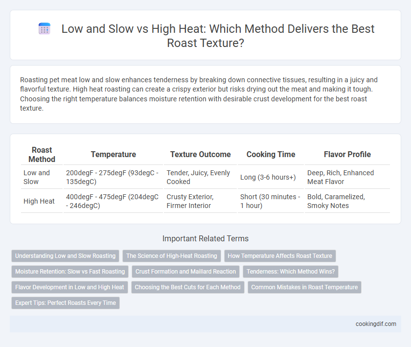 Low and Slow vs High Heat: Which Method Delivers the Best Roast Texture?