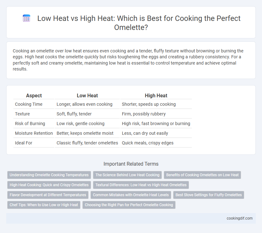 Low Heat vs High Heat: Which is Best for Cooking the Perfect Omelette?