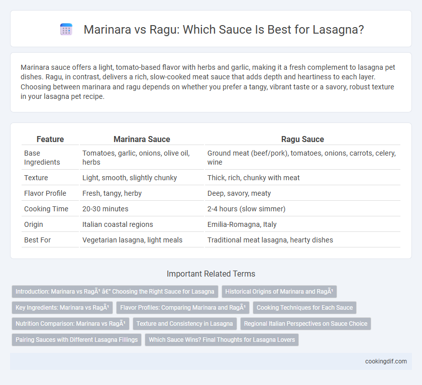 Marinara vs Ragu: Which Sauce Is Best for Lasagna?